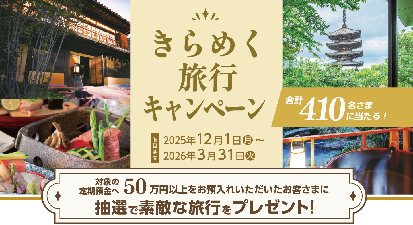 きらめく旅行キャンペーン