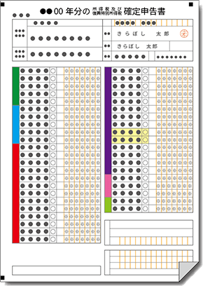 確定申告書（個人事業主の方）