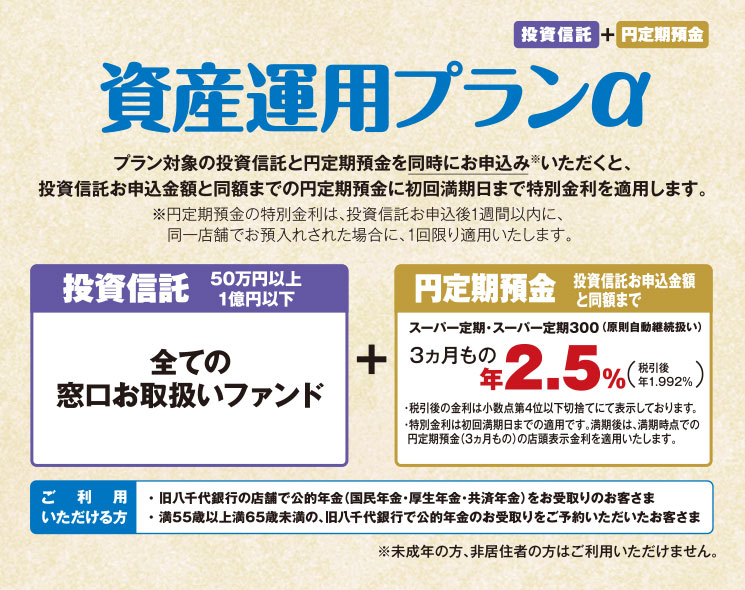 資産運用プランα