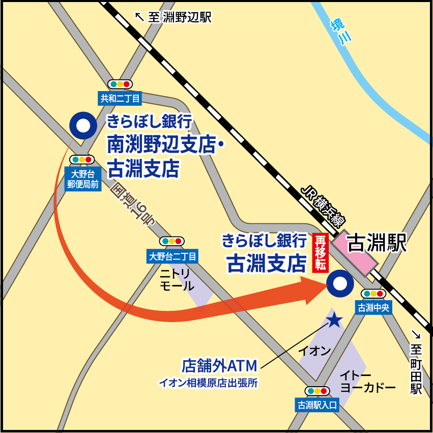 古淵支店の再移転